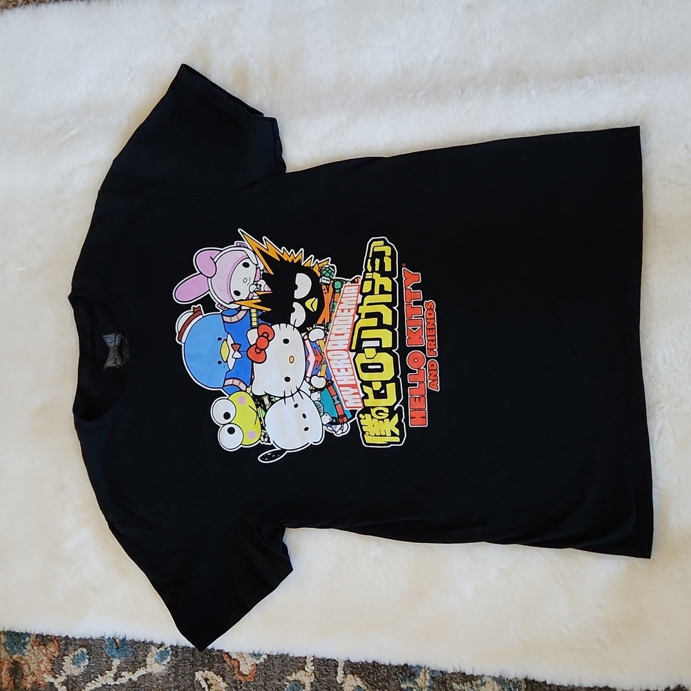My Hero Academia Hello Kitty and Friends T-shirt Size Small